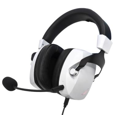 Imagem de Headset Gamer RGB com Fio P2 e Microfone Omnidirecional Alto-Falante 50mm para Jogos e Entretenimento (Branco)