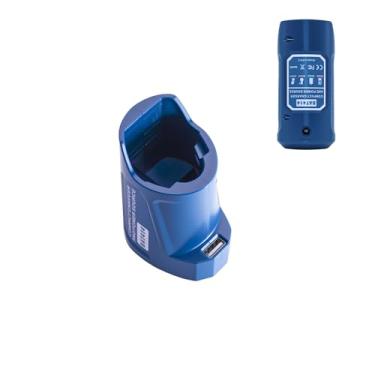 Imagem de Adaptador de fonte de alimentação USB para conversor de bateria Bosch 12V com porta USB/DC para fone de ouvido Bluetooth para celular jaqueta aquecida