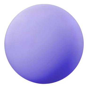 Imagem de 2X Justgofit Yoga Bola Overball 25Cm Roxo Em Pvc