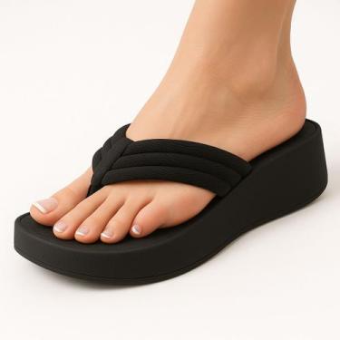 Imagem de Tamanco Nuvem Delta Blogueiras Chinelo Feminino  Plataforma Envio Imed