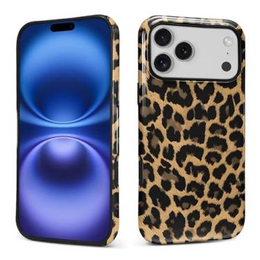 Imagem de Kapadiy Capa para iPhone 17 Pro Max, Leopard So Cool Design híbrido proteção dupla de silicone rígido PC à prova de choque, capa protetora fina antiarranhões