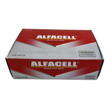 Imagem de Pilha Tipo C Média Tamanho C Alfa 1.5v Com 24 Unidades
