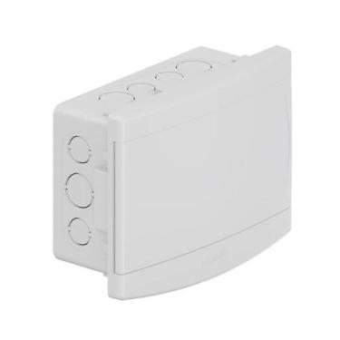 Imagem de Quadro de Distribuição Embutir PVC 6 / 8 Disjuntores sem Barramento Br