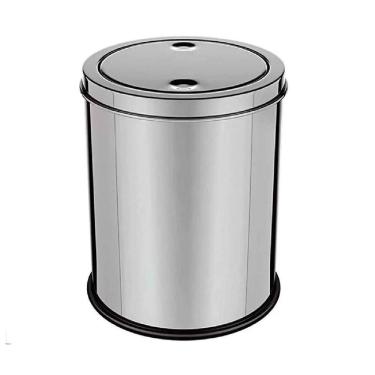 Imagem de Lixeira De Inox Com Tampa Basculante 5 Litros - Euro Home