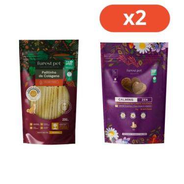 Imagem de Kit palitinho colageno maracuja da amazonia 200g + calming zen vitamin