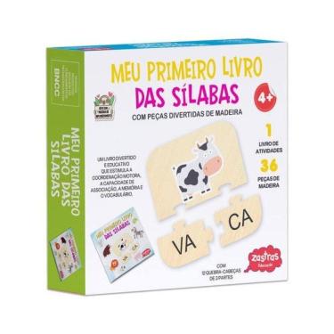 Imagem de Meu Primeiro Livro Das Sílabas Com Peças De Madeira