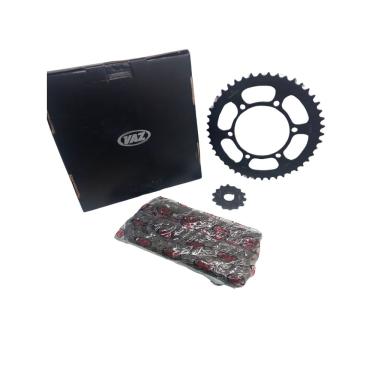 Imagem de KIT RELACAO TRANSMISSAO KAWASAKI VERSYS 300 2017 à 2024 K02381X