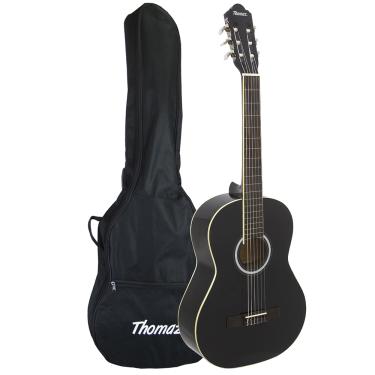 Imagem de Violão Acústico de Nylon TCG 390 Preto com Capa Thomaz
