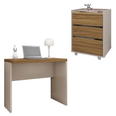 Imagem de Conjunto Escritório Mesa e Gaveteiro Studio Caemmun