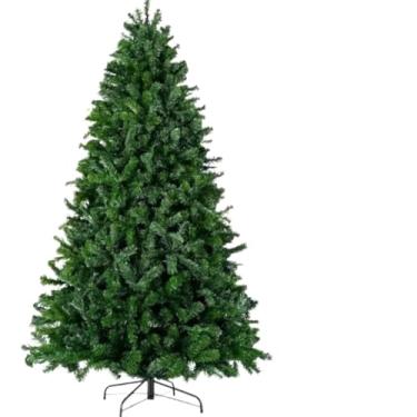 Imagem de Arvore De Natal Luxo 2,10m 1300 Galhos Verde Cheia Tradicional Pé De Ferro Barata Decoração (210CM - 450 GALHOS)