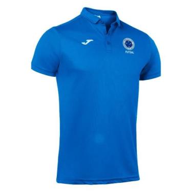 Imagem de Camisa Polo Joma Hobby Masculina, Azul, Branco, GG