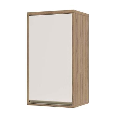 Imagem de Armário Aéreo 40cm 1 Porta 1 Prateleira Mel Vanilla C/Pérola