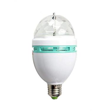 Imagem de Lâmpada Led Giratória Globo Lazer Rgb, Festa Aniversário