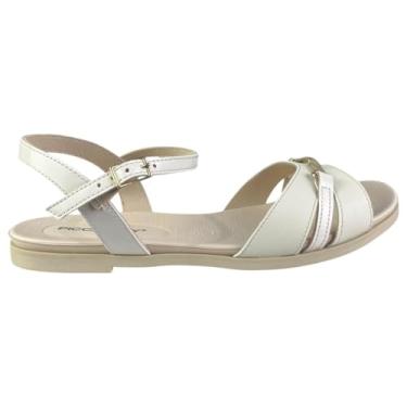 Imagem de Sandália Rasteira Feminina Piccadilly Conforto (Off-White, BR, Adulto, Numérico, 36)