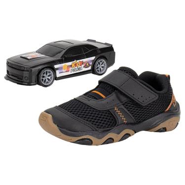 Imagem de Kit Tênis Infantil Play Respitec + Carrinho Kidy 0070826