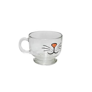 Imagem de Caneca Vidro Jumbo Cat Hauskraft 500 ml