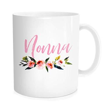 Imagem de Hasdon-Hill Nonna engraçada, melhor caneca de café Nonna, copo de avó, perfeita para Nonna, avó italiana do filho, filha, marido, 325 ml, branco