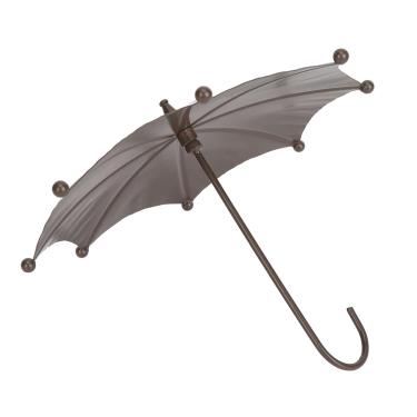Imagem de Bandeja Alimentadora de Pássaros Suspensa Em Forma de Guarda-chuva, Calha de Metal para Pendurar Pássaros, Bandeja de Metal para Banho de Pássaros ou Bebedor para Decoração de