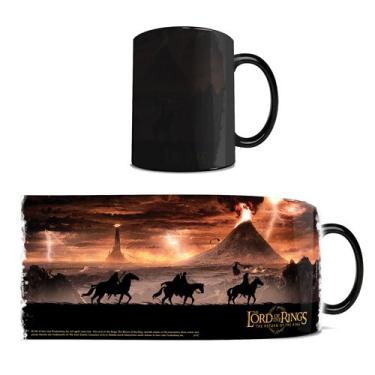Imagem de Morphing Mugs Caneca de cerâmica Senhor dos Anéis (O Retorno do Rei), preta