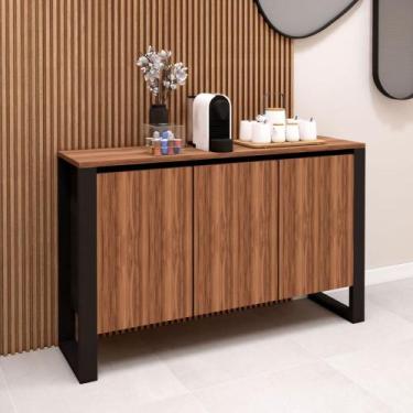 Imagem de Aparador Balcão para Escritório 3 Portas 136cm 100% MDF F5 - F5 Office