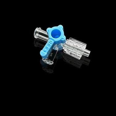 Imagem de 50 peças de torneiras de 3 vias para trava Luer ou conexão de cateter, válvula em T de três vias Luer, para uso médico e laboratorial, estéril descartável. (EMRN 6)