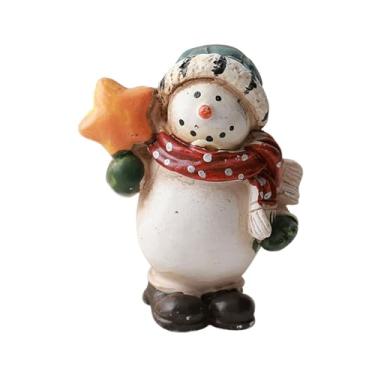 Imagem de Esquirla Estatueta de Natal para Mesa de Escritório, Enfeite de Mesa para as Festas de Fim de Ano, Decoração de Natal, Ornamento, Presente de Ano, Style C