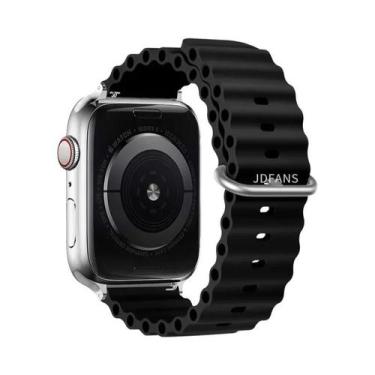 Imagem de Pulseira De Silicone Ocean Band Para Apple Watch Ultra Série 10 9 8 7 