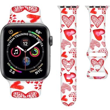 Imagem de Pulseira de silicone para Apple Watch Ultra Series SE 9, 8, 7, 6, 5, 4, 3, 2 e 1, para homens e mulheres e homens