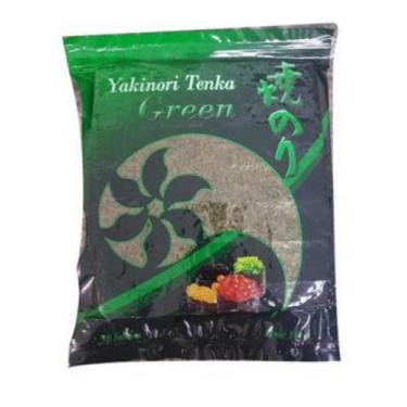 Imagem de Alga Yaki Sushi Nori Green Pacote De 140g Com 50 Folhas - Taichi