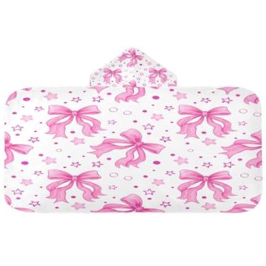 Imagem de CEBUGI Toalha de banho com capuz para crianças toalha de banho macia absorvente com capuz 127 x 59,7 cm toalha de banho de praia para meninos e meninas