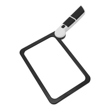 Imagem de Naroote Ampliação Portátil Lupa 5x do Diodo Emissor de Luz para a Impressão das Moedas Dos Selos-lupa Dobrável Com Luz 208x165mm