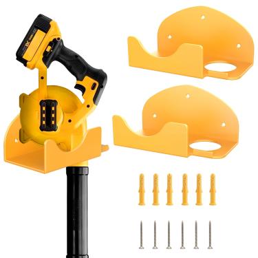 Imagem de Liantaul Suporte de soprador de folhas, cabide de ferramentas montado na parede compatível com DCE100B, aparadores de grama, aparadores de sebes e ferramentas elétricas de jardim para organização de