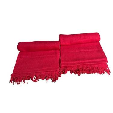 Imagem de Conjunto de mantas para sofá com tema natalino, 2 peças, 210 x 120 cm Combina apelo decorativo com função protetora Adequado para sofás e salas de estar (Vermelho)