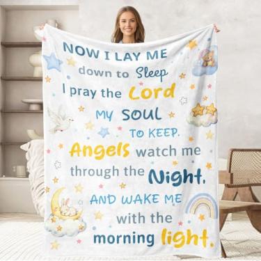 Imagem de keepitcozi Presentes de batismo para meninos e meninas, presentes cristãos para crianças, lembrancinhas religiosas de batismo, presentes de batismo para meninas e meninos para católicos, cobertor