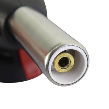 Imagem de Maçarico à Gás Manual com Controle de Fluxo de Ar Automático, Interruptor Travar/Desligar, Formato Anatômico para Solda, Culinária, Artesanato