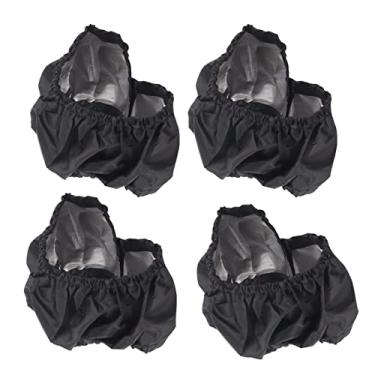 Imagem de Naroote Capa para Roda de Carrinho de bebê, Acessório Conveniente para Carrinho de bebê, Protetor à Prova D'água para Pais, 4 Pacotes de Tecido Oxford (Tamanho pequeno (pacote único))