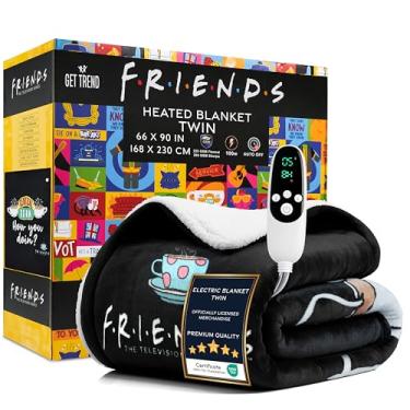 Imagem de Get Trend Cobertor elétrico Friends (Black Friends, Twin US)