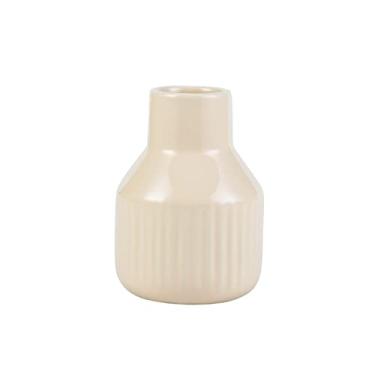 Imagem de Vaso de flores nórdico simples vaso de cerâmica criativo arranjo de flores secas doméstico sala de estar mesa de jantar decorações de quarto decoração de casa (cor: 4) (2)