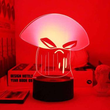 Imagem de Luz noturna LED 3D Plants vs Zombies Dooms-Shrooms