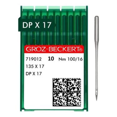 Imagem de Agulha Dpx17 Groz Beckert Transporte Triplo e Duplo 100/16
