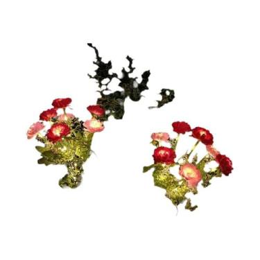 Imagem de Luzes Solares Para Jardim, Lâmpada De Flor De Lótus De Neve Para Quint