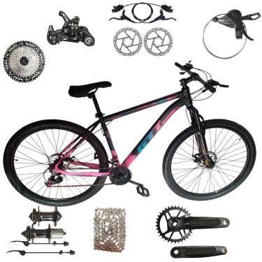 Imagem de Bicicleta Aro 29 Gti Roma 12 Velocidades Freio Hidráulico Suspensão  80mm-Unissex