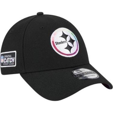 Imagem de BONE NEW ERA 9FORTY NFL CRUCIAL CATCH 2023 PITTSBURGH STEELERS-Masculino