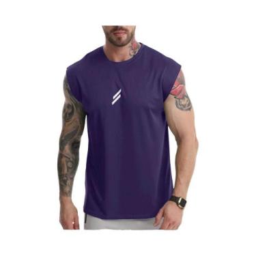 Imagem de Camiseta De Treino Masculina De Verão, Sem Mangas, Respirável, De Seca