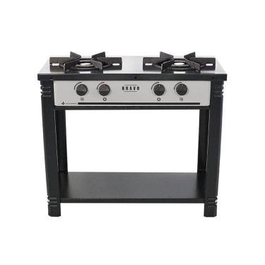 Imagem de Fogão Industrial Venâncio com 2 Bocas Duplas sem Forno Br2b