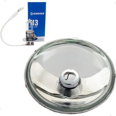 Imagem de Refletor P/ Lanterna Jacare Lente De Vidro Com Lampada H-3 - JACARÉ