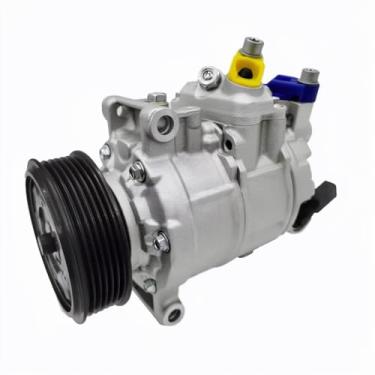 Imagem de Compressor ac 7seu17c com embreagem 1k0820859s 447260-1706 4472601706, compatível com vw golf/passat/cc/crafter/touran, audi a1/a3 O8