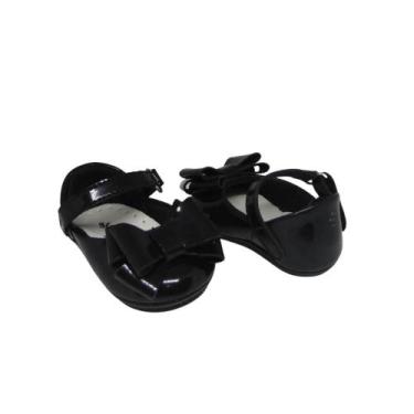 Imagem de Sapato de Bebe Sapatilha Laço Salomé Infantil Menina RN Manozinhos Bab