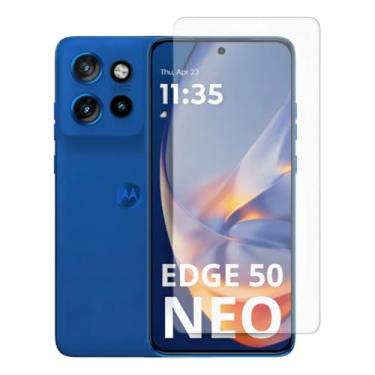 Imagem de [GL CASES] Película Para Moto Edge 50 NEO Vidro Temperado Anti Impacto Risco 3D 9H Pelicula Motorola Moto Edge 50 NEO Protetor De Tela Com Cobertura Total + Kit De Limpeza
