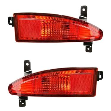 Imagem de FLJOYOEU Farol de neblina do para-choque traseiro, farol de neblina, luz de freio, luz de neblina traseira, compatível com Geely Emgrand X7 2012-2013 (1 par)